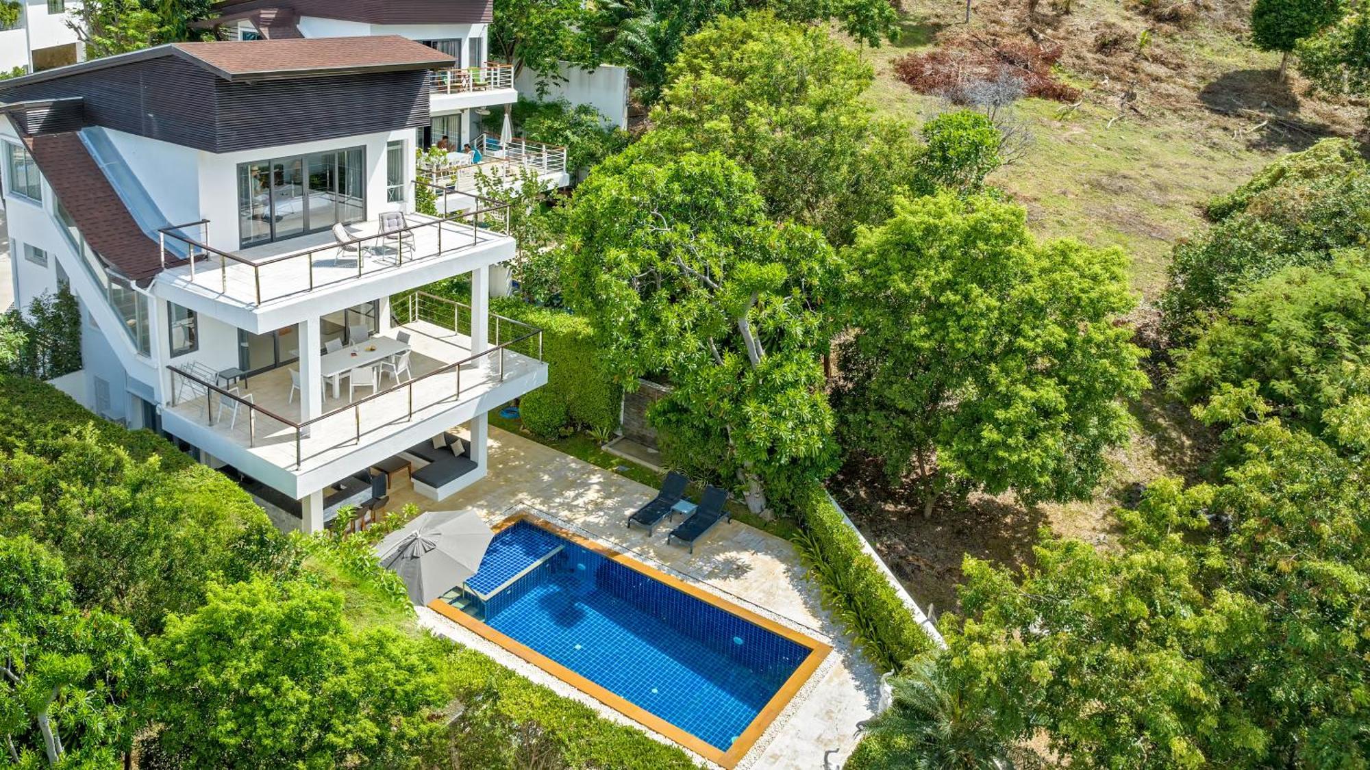 3 Bedroom Luxury 5 Star Seaview Villa Esprit Sdv087-By Samui Dream Villas Pantai Bangrak Luaran gambar