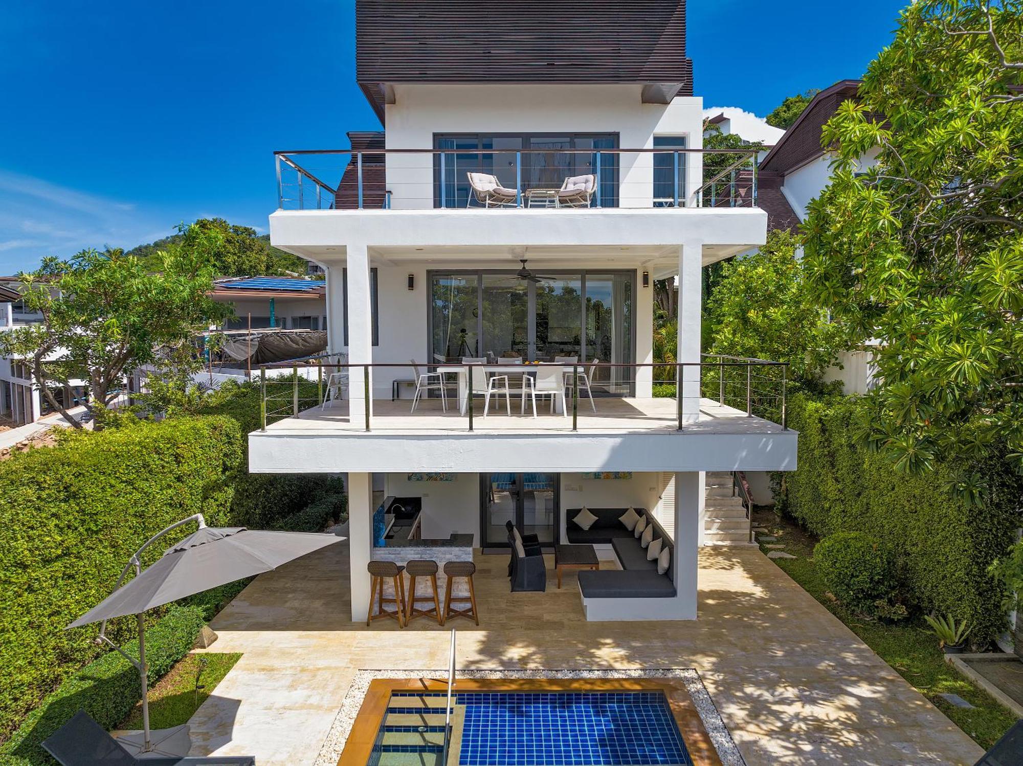 3 Bedroom Luxury 5 Star Seaview Villa Esprit Sdv087-By Samui Dream Villas Pantai Bangrak Luaran gambar