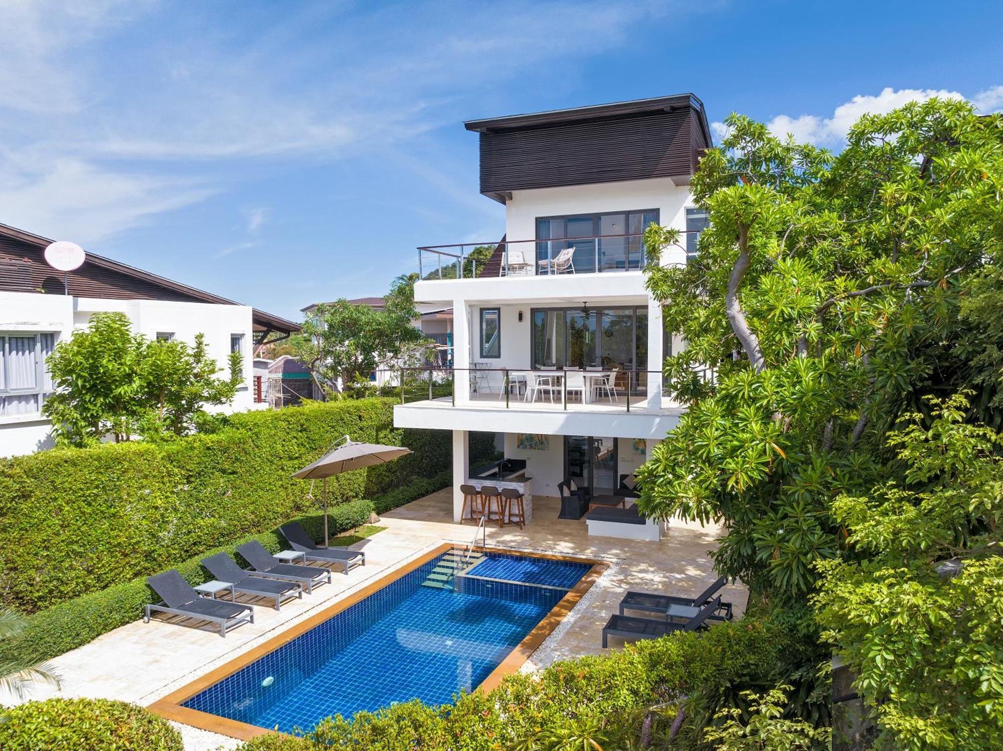 3 Bedroom Luxury 5 Star Seaview Villa Esprit Sdv087-By Samui Dream Villas Pantai Bangrak Luaran gambar